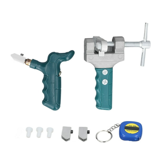 Tile Cutting Hand Tool High Strength Glass Cutter Tool Set Wear Resistant Portable With Extra Blades For DIY For Ceramic