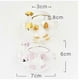 thumbnail image 3 of 2 pcs Piggy Banks, Transparent Piggy Bank Gold + Pink, 3 of 3