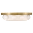 thumbnail image 2 of Hinkley Lighting 47601LCB Zoey 14" Wide Led Flush Mount Drum Ceiling Fixture - Brass, 2 of 7