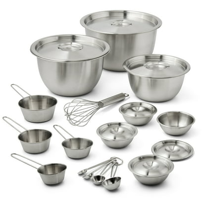 Better Homes & Gardens 23 Pieces Stainless Steel Mixing Set