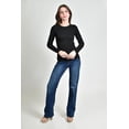 thumbnail image 4 of Blusa basica de manga larga /Juvenil, 0240 (Negro) negro M, 4 of 4