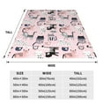 thumbnail image 3 of Pofeuu Cat Print Ultra-Soft Micro Fleece Blanket,for Bed Or Sofa,All Season Throw Blankets Flannel Blanket-80"x60", 3 of 7
