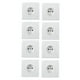 thumbnail image 5 of Contenedor de trabajo HDPE Espesar Tipo combinado Contenedores apilables colgantes duraderos para almacenar repuestos Componentes electrónicosRojo 180x120x80 Tipo de engrosamiento, 5 of 14