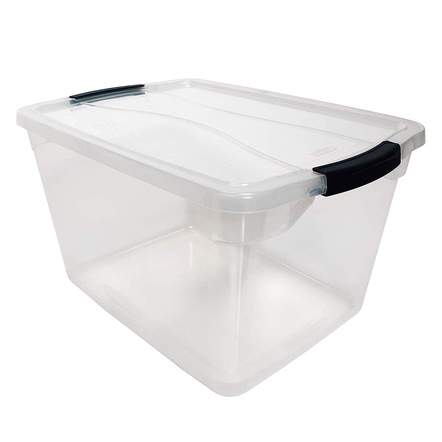 Rubbermaid 6 Qt Clear Plastic Indoor Storage Tub Tote Container & Lid, 12  Pack, 1 Piece - Fry's Food Stores