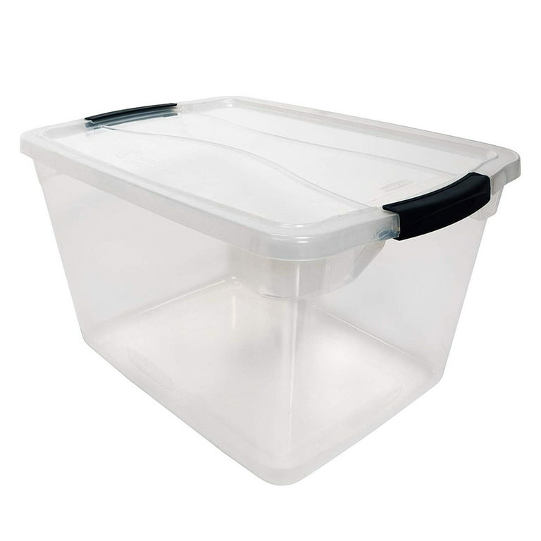 Rubbermaid Food Storage Container, Box, #FG332800CLR - 6 per