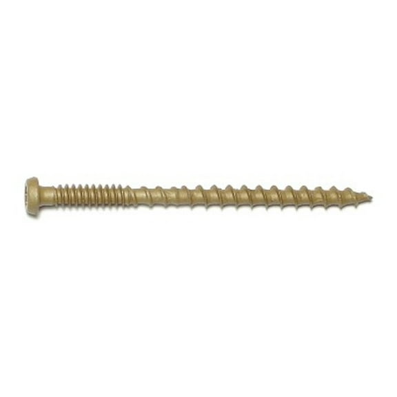 10 x 3" Star Drive Tan Composite Deck Saberdrive Screws 1/4 Keg (1500 pcs.)