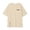 Beige, variant on Gyujnb Paris Print Side Slit Short Sleeve T Shirt Casual Round Neck Loose Tee (Girls),15-16 Years