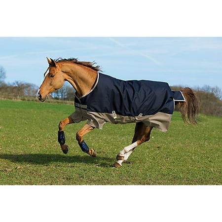 UPC 649982638568 product image for Horseware Mio Lite Turnout Sheet 75 Navy/Tan | upcitemdb.com