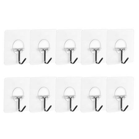

koaiezne Transparent For Kitchen Hanger Hooks Strong Wall Cup Bathroom Suction Kitchen，Dining & Bar Small Necklace Hooks for Wall Suction Cup Beard Hair Catcher