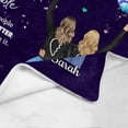 thumbnail image 3 of LHSHID Personalized Blanket to My Unbiological Sister My Best Friend Thank You for being Such an Inspiration Blanket for Bed Couch, 3 of 4