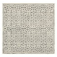 thumbnail image 5 of SAFAVIEH Cambridge Leslie Geometric Wool Area Rug, Silver/Ivory, 4' x 6', 5 of 5
