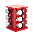 thumbnail image 1 of facefd Kitchen Rotary Seasoning Jar Stainless Steel Salt Pot Glass Kitchen Supplies Box, 1 of 8