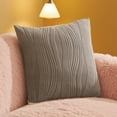 thumbnail image 2 of Xiao Hua Cojín decorativo para cama - Cojines decorativos, fundas blancas de 45*45 cm, 1 unidad, funda de felpa con relleno de algodón PP, ideal para la decoración de almohadas., 2 of 5