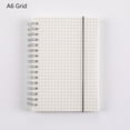 thumbnail image 2 of Transparent Frosted Coil Notebook Book Grid Blank Horizontal Dot Matrix Notebook (A6 Grid),Transparent Frosted Cover Coil Blank Line Lattice Journal Diary Notebook,Writing Notebooks & Sketch Books, 2 of 2