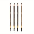 thumbnail image 2 of CHUANK Crayon à Sourcils Imperméable Ultime 4 Pcs - Formule Longue Tenue Anti-Bavures avec Conception à Double Tête Sans Sulfates Incluant un Pinceau Intégré pour un Style Naturel Impeccable - Parfait fo, 2 of 6