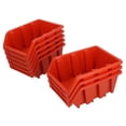thumbnail image 6 of Stacking Bin Boxes Wall or Stack for Garage Workshop Storage 165 x 105 x 75 8pc, 6 of 6