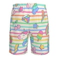 thumbnail image 6 of Kll Cute Unicorn Men'S Casual Summer Beach Shorts Hawaiian Shorts With Pockets-Xx-Large, 6 of 9