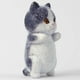 thumbnail image 4 of flocking Resin cartoon cats shape resin dolls orange, 4 of 5