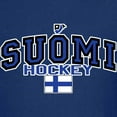 CafePress Finland(Suomi) Hockey Kids Dark T Shirt Dark TShirt Kids
