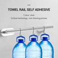 thumbnail image 4 of Stainless Steel Towel Rail Self Adhesive Towel Rack for Bathroom Kitchen Toilet Wall Mounted Punch-F, 4 of 5