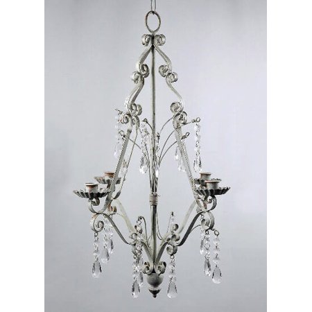3 Pieces Of Paris Flea Market Crystal Chandelier 23 Inches As Seen Paris Flea Market Crystal Chandelier