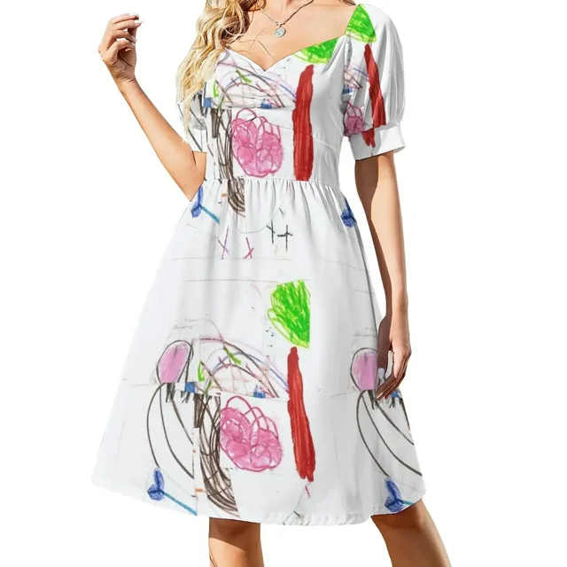 Vestido de manga corta My Orbit, vestido de lujo, vestido de noche, vestido de hada.