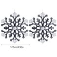 thumbnail image 3 of Guozer Snowflake Decorations 2PCS White Ornaments for Christmas Tree Decor Hangings for Christmas Party, Halloween Party, Family Gathering, Home Decor, Mall Decor, 3 of 6