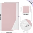 thumbnail image 3 of Dreamtimes Pink Solid Soft Cotton Towel Sets 2 Piece,1 Bath Towel 1 Hand Towel Quick Dry Highly Absorbent Bath Towels Washcloths for Bathroom, Gym, Hotel, and Spa, 3 of 7