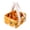 Yellow flower chicke, variant on Eggss Collecting Basket Eggs Bags with 9 Pouches Canvas Eggs Holder with Bottom Board, Collector & Container for Ducks