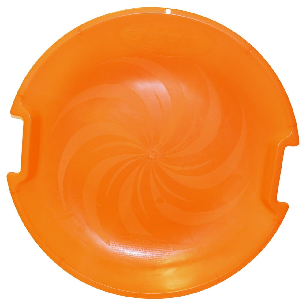 ESP Day Glow Super V Saucer Disc Sled Neon Orange
