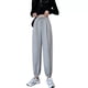 thumbnail image 5 of Pantalón deportivo gris para mujer, artículo de otoño, forro de lana informal negro, pantalón deportivo de primavera., 5 of 5