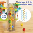 thumbnail image 2 of Elevador motorizado Marble Run Toy burgkidz, 90 piezas, 2 of 6