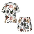 thumbnail image 4 of Kdxio Hip Hop Dog Print Pajamas Sets for Women Short-Sleeved Pjs with Lounge Shorts Two Piece Sleepwear S-4XL, 4 of 9