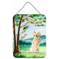 Under the Tree Golden Retriever Wall or Door Hanging Prints