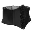 thumbnail image 1 of Cinturón Ancho Sunnimix Con Hebilla elástica de Piel Sintética Para Mujer negro, 1 of 7