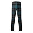 thumbnail image 4 of Hfolob Pants For Men Mens Christmas Casual Pants Special Edition Santa Red Green Festive Plaid Casual Pants Loose-Fit Style, 4 of 4