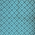 thumbnail image 1 of Ahgly Company Indoor Square Solid Light Blue Modern Area Rugs, 5' Square, 1 of 4