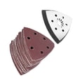 thumbnail image 1 of 61Pcs 6 Holes Triangle Sanding Pad Detail Sanding Interface Pad Multi Oscillating Tool Accessories, 1 of 7