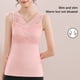 thumbnail image 4 of Guardurnaity Lencería sin costuras con cuello en V Sexy para mujer con almohadilla para el pecho, ropa transpirable de otoño para niñas, ropa interior Ropa interior Negro XXL Guardurnaity AP013425-02, 4 of 6