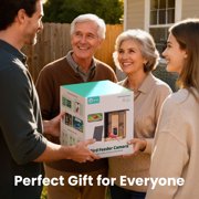 Birdfy Bird Feeder with Camera, Auto Capture Birds & Notify in Time, Powerful AI Recognition, Bamboo Wood Bird Feeder Camera, Ideal Present Gift