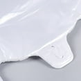thumbnail image 3 of Xiao Hua 100 piezas de bolsas de plástico blancas de grado alimenticio con asas para envasado de alimentos, 20 * 30 cm, 3 of 5