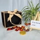 thumbnail image 5 of Bolsas de regalo TKSBAG, paquete de 100 unidades, negras y doradas, pequeñas, 16 x 8 x 13 cm, 5 of 6