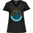 thumbnail image 3 of Inktastic Fort Myers Beach Florida Vacation Women's Plus Size V-Neck T-Shirt, 3 of 5