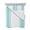 Blue, White, Cyan, variant on Quilts Twin-XL Size Bedding Set, Yellow Striped Lightweight Quilted Comforter, Farmhouse Simple Line Vertical Stripes Soft Reversible Bedspread Coverlet with Pillow Covers for All Season, 68" x 98"