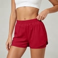 thumbnail image 6 of Womens Running Athletic Shorts Quick Dry Casual Cycling Tennis Workout Yoga Lounge Hiking Jogging Shorts with Liner Pockets, 6 of 10