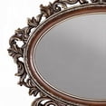 thumbnail image 3 of Vany Dresser Mirror, Intricate Brushed Champagne and Cherry Wood 43x53, 3 of 5