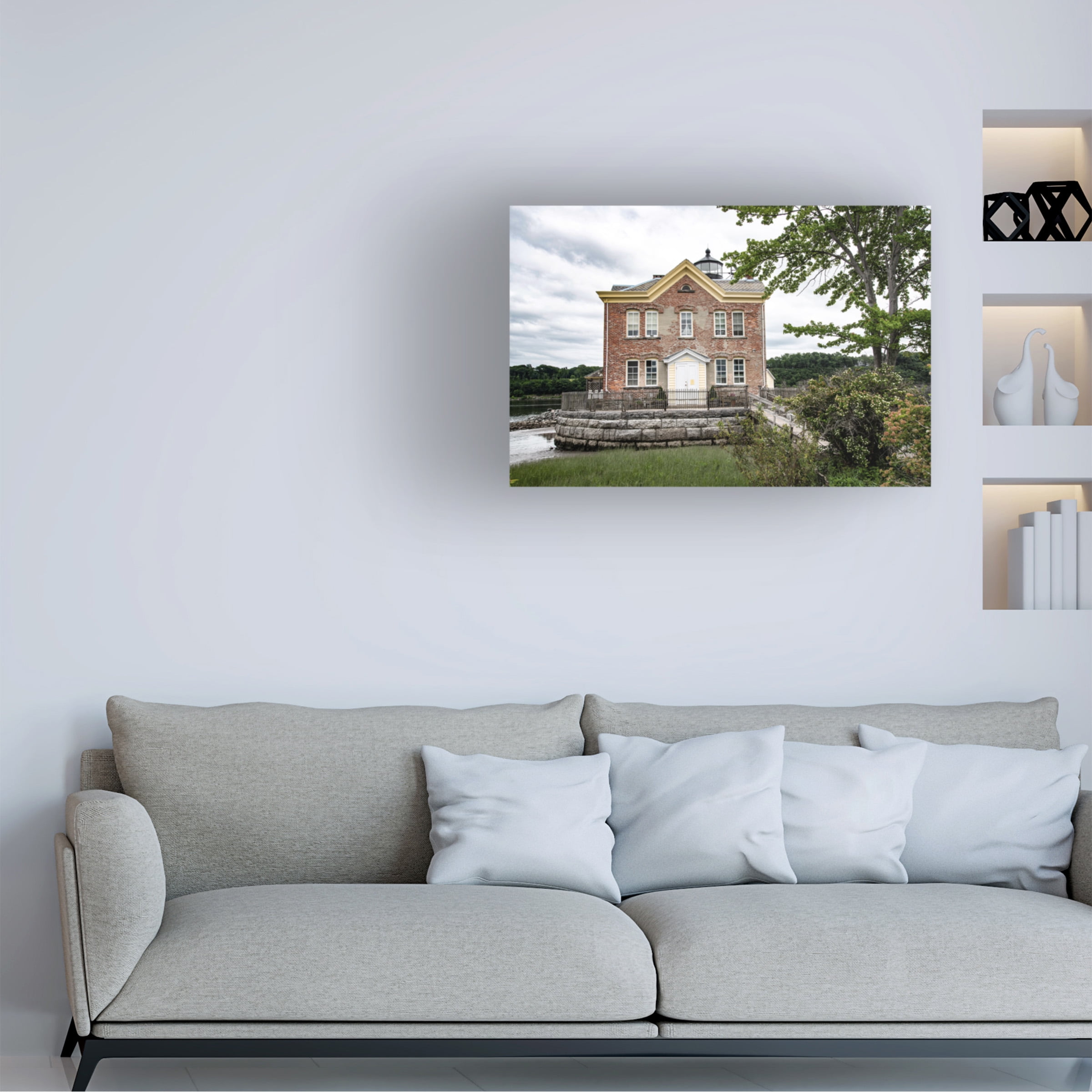 Robert Michaud 'Saugerties Lighthouse 3' Canvas Art