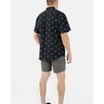 thumbnail image 6 of Visive Mens Big And Tall Short Sleeve Button Shirt, Printed Pizza Shirts, 6 of 12