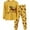 Yellow Dinosaur, variant on WIBACKER 2-7 Years Toddler and Little Boys' Long Sleeve Top and Pants Snug Fit 100% Cotton 2 Piece Pajama Set - Dinosaur