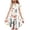 Multicolor O, variant on Tween Girl Casual Daily Dress 4-15 Years Short Sleeve Round Neck Floral Summer Dress with Pockets Multicolor M 6-7 Years